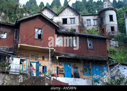 Immobilier à Darjeeling, Bengale occidental, Inde Banque D'Images