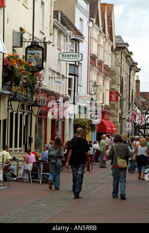 Le centre-ville de Salisbury, Wiltshire dans le sud de l'Angleterre, Royaume-Uni Banque D'Images