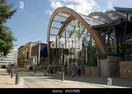 Sheffield, Angleterre les jardins d'hiver. Banque D'Images