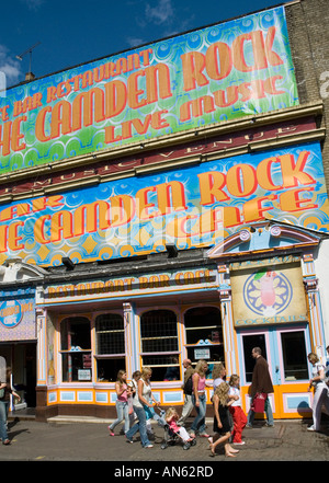 Le Camden Rock Café Camden High Street Camden Town North London NW1 Angleterre Grande-bretagne UK Banque D'Images