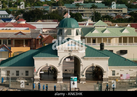 St.Kitts Caribbean Cruise Terminal Port Zante Banque D'Images