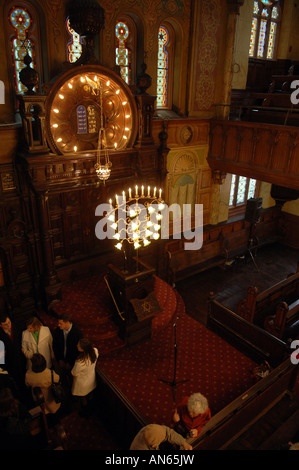 Récemment rénové, l'Eldridge Street Synagogue dans le Lower East Side de New York Banque D'Images