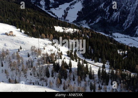 Les Alpes au nord de Meran, Bolzano, Italie Banque D'Images