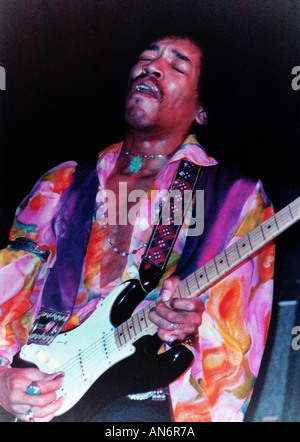 JIMI HENDRIX musicien rock américain. Photo Jeffrey Mayer Banque D'Images