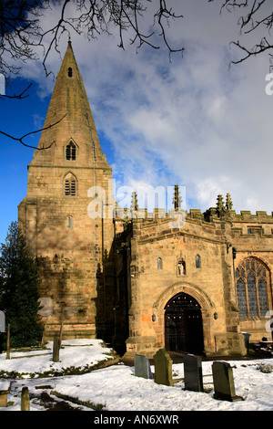 St Peters Church village espoir espoir valley Parc national de Peak District Derbyshire, Angleterre Royaume-uni Grande-Bretagne Banque D'Images