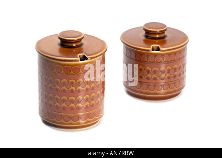 Hornsea Safran poterie design Banque D'Images