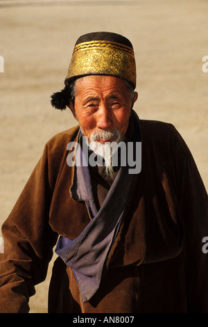 Tibet, Tibétains, pèlerin Monastère Labrang Xiahe, Banque D'Images