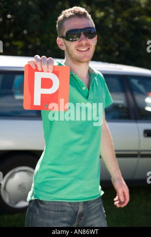 L'apprenti conducteur probatoire australienne l'Australie Banque D'Images