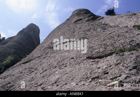 Parc naturel de Montserrat montage peaks Catalogne Espagne Banque D'Images