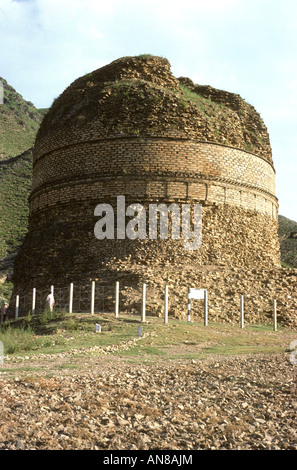 Shingerdar La vallée de Swat stupa bouddhiste ne le Pakistan Banque D'Images