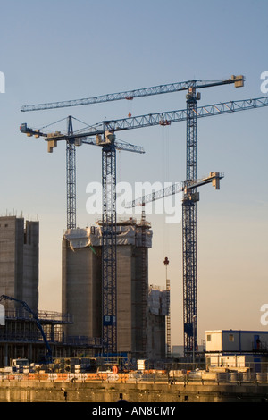 En cours de construction à Salford Quays, sur les rives du canal de Manchester, Royaume-Uni Banque D'Images