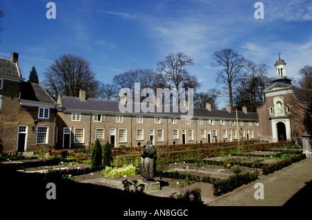 Brabant Breda Begijnhof town Banque D'Images