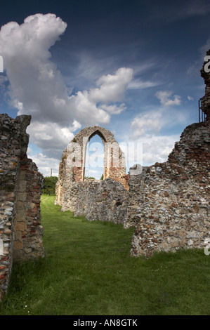 Les ruines de leiston, Suffolk, UK Banque D'Images