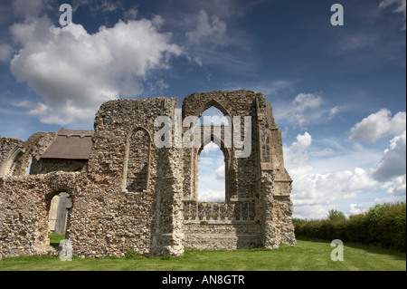 Les ruines de leiston, Suffolk, UK Banque D'Images