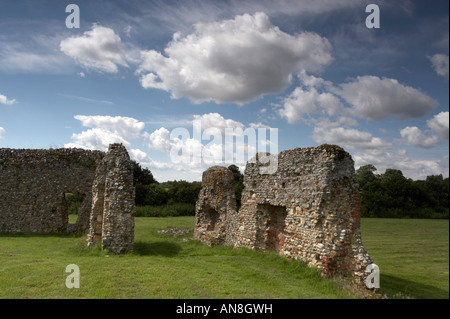 Les ruines de leiston, Suffolk, UK Banque D'Images