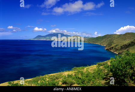 South Friar's bay St Kitts Littoral Banque D'Images