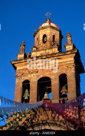 Temple du Sanctuaire de Guadalupe, Templo el Santuario de Guadalaupe Patzcuaro, Michoacan, Mexique Banque D'Images