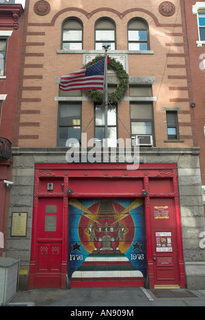 Fire Station à Greenwich Village, New York City Banque D'Images