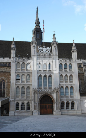 La Guildhall, Londres/entrée de la Grande Salle Banque D'Images