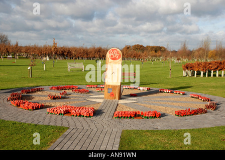 National Memorial Arboretum coquelicots ma journée Banque D'Images