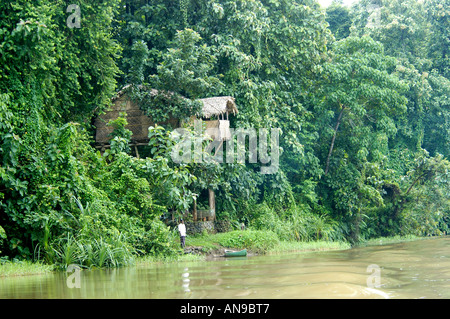 Rivière PERIYAR, THATTEKAD BIRD SANCTUARY, ERNAKULAM DIST Banque D'Images