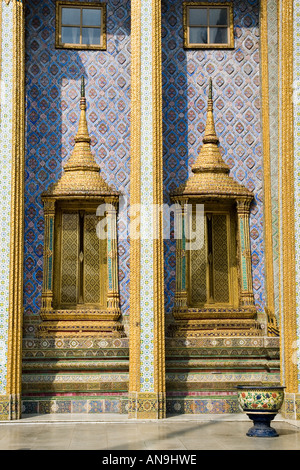 Prasat Phra Thep Bidon le Panthéon Royal Bangkok Thaïlande Banque D'Images