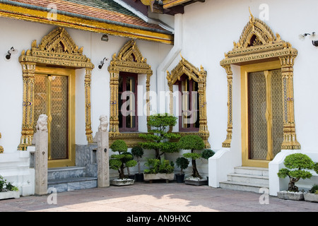 Le Grand Palais et le Temple complexe Bangkok Thaïlande Banque D'Images