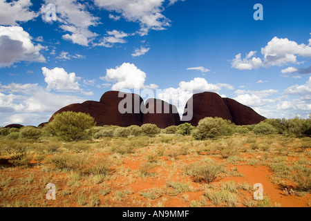 Les Olgas Kata Tjuta Australie Territoire du Nord Centre Rouge Banque D'Images