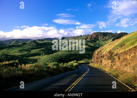 Autoroute Kahekili autoroute 340 Maui Hawaii États-Unis Banque D'Images