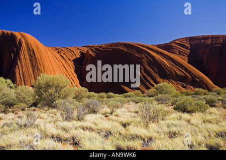 Ayers Rock Uluru Centre Rouge Australie Banque D'Images