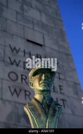 Wright Brothers National Memorial Kitty Hawk Outer Banks de la Caroline du Nord USA Banque D'Images