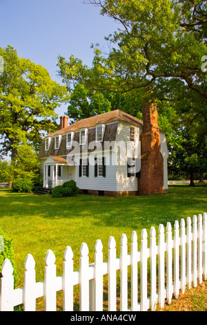 Maison historique de Moore, Yorktown Battlefield, Colonial National Historical Park, Yorktown, Virginia, USA Banque D'Images