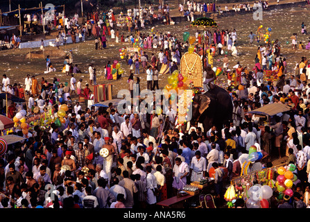 ARATTUPUZHA THRISSUR POORAM KERALA Banque D'Images