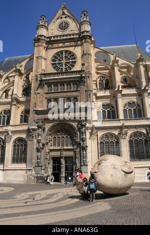 De l'église Saint-Eustache, église gothique parisien gem Banque D'Images