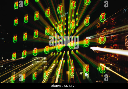 Une enseigne au néon sur l'extérieur d'un bâtiment, San Francisco, États-Unis Banque D'Images