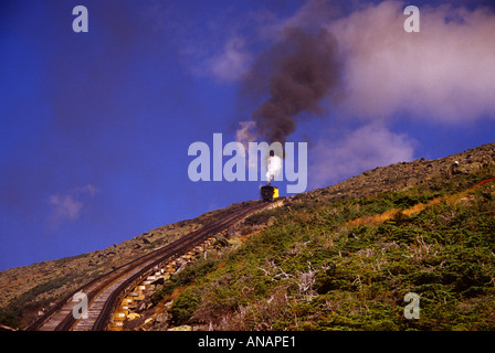 Mt Washington Cog Railway Montagnes Blanches du New Hampshire Banque D'Images