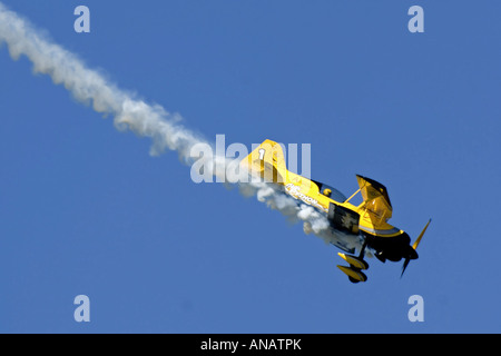 Pitts Python effectuant à Sola Airshow, Norvège Banque D'Images