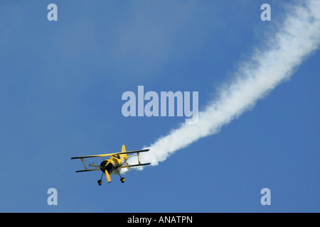 Pitts Python effectuant à Sola Airshow, Norvège Banque D'Images