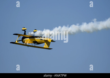 Pitts Python effectuant à Sola Airshow, Norvège Banque D'Images