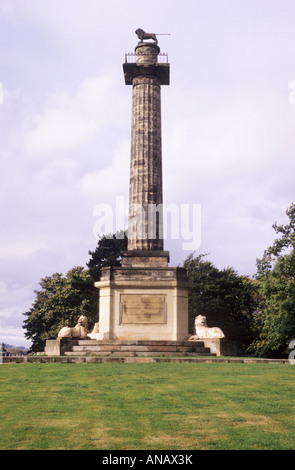 Les locataires d'Alnwick Northumberland Colonne 3 Banque D'Images