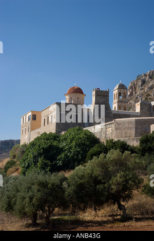 Grèce Crète Monastère Moni Gonias Banque D'Images