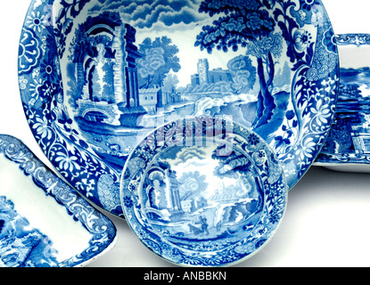 Copeland Spode poterie motif saule Banque D'Images