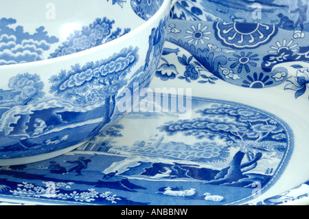 Copeland Spode poterie motif saule Banque D'Images