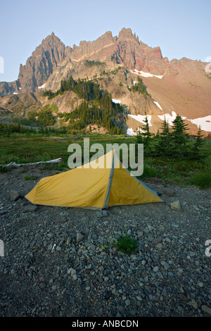 Camping à la base de Jack à trois doigts Banque D'Images