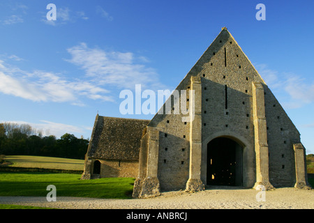 Grande grange Coxwell, Oxfordshire Banque D'Images