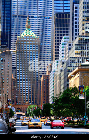 Park Avenue à new york USA Banque D'Images