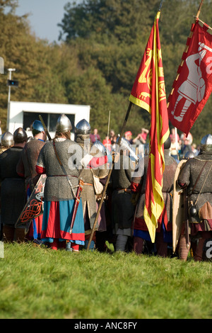 Des affrontements d'infanterie à la bataille de Hastings re Adoption 2007 Banque D'Images