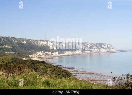 Falaises blanches de Douvres vue angleterre grande Banque D'Images