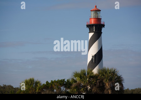 Ville historique de St Augustine lighthouse and museum à St Augustine en Floride Banque D'Images