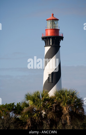 Ville historique de St Augustine lighthouse and museum à St Augustine en Floride Banque D'Images